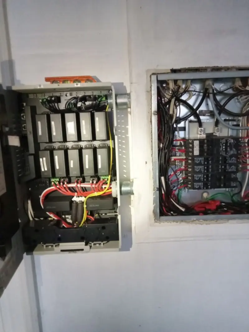 Electrical panel upgrade completed for Commercial Electrician Services in Belpre